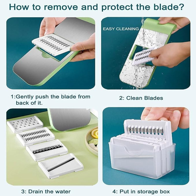 5-in-1 Vegetable Cutter β Multi-Function Kitchen Slicer