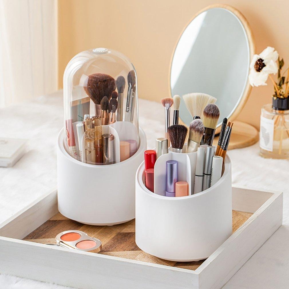 360Β° Makeup Organizer β Rotating Cosmetic Storage Solution